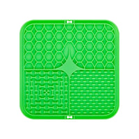 Tapis de léche en silicone pour chien et chat . Assiette anti glouton .