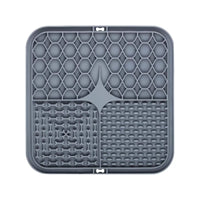 Tapis de léche en silicone pour chien et chat . Assiette anti glouton .