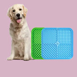 Tapis de léche en silicone pour chien et chat . Assiette anti glouton .