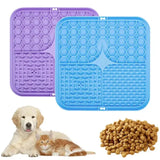 Tapis de léche en silicone pour chien et chat . Assiette anti glouton .