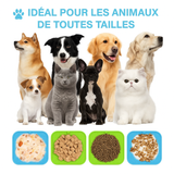 Tapis de léche en silicone pour chien et chat . Assiette anti glouton .